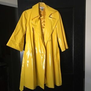 Yellow rain coat